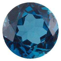 Main stone: London Bleu Topaze