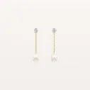 Boucles d’oreilles pendantes en or